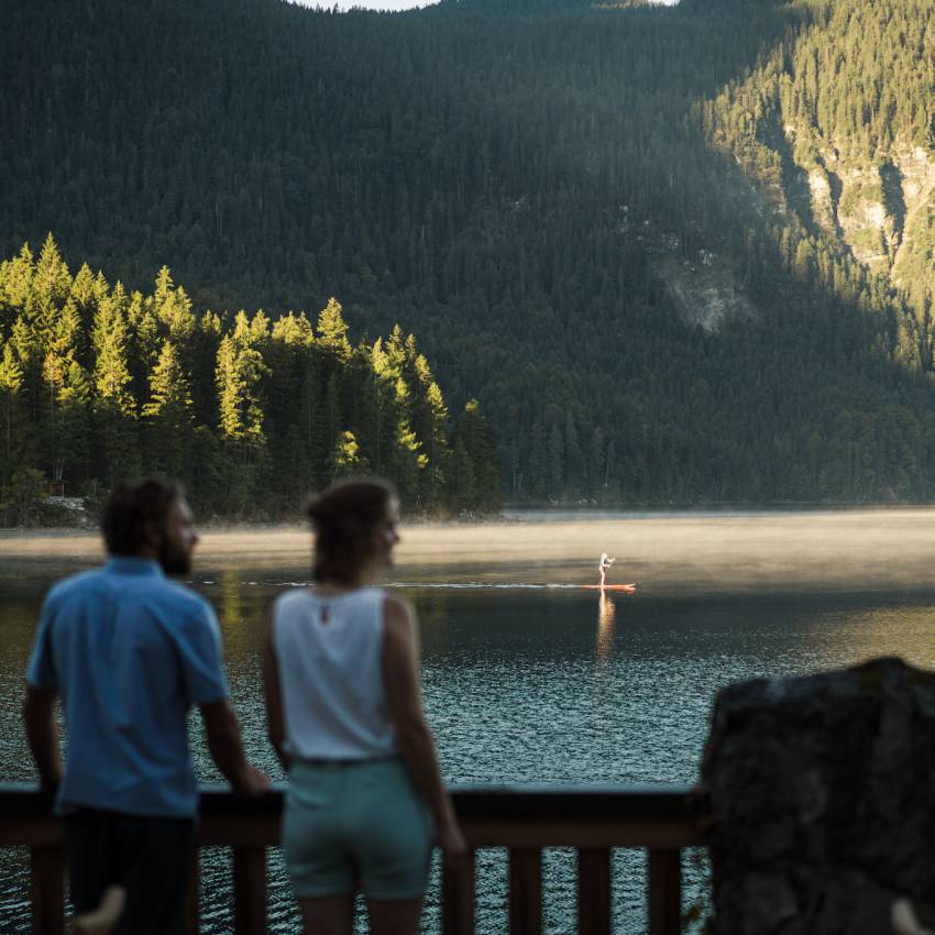 Between the Eibsee, Zugspitze massif and green forests: Natural wonders meet lifestyle hotel - Hotel Eibsee