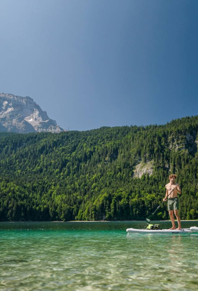 SUP auf dem Eibsee