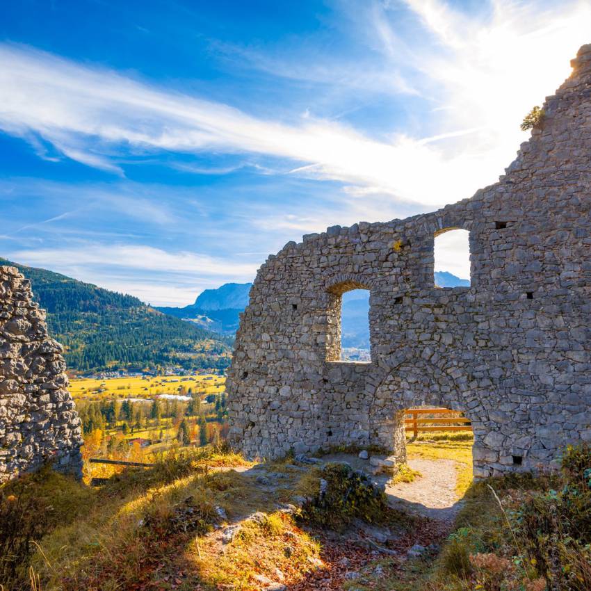 Burgruine Werdenfels in Garmisch-Partenkirchen