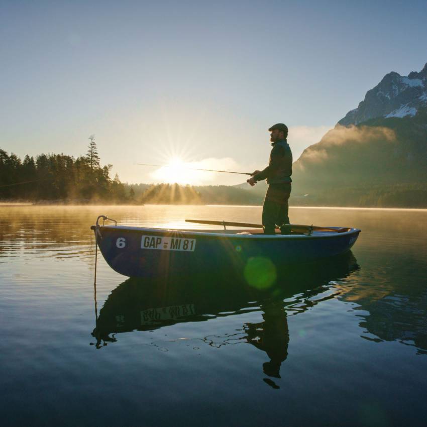 Angeln am Eibsee: Voller Naturgenuss - Hotel Eibsee