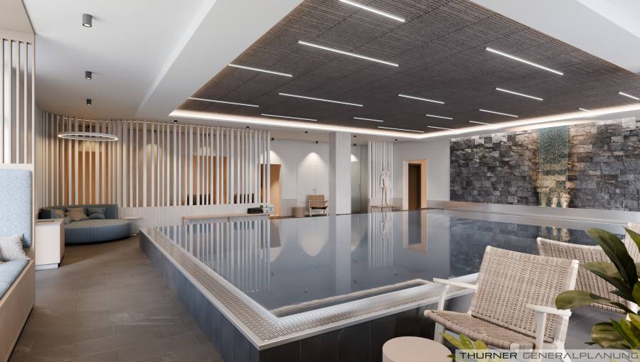 Rendering Eibsee Spa Ansicht Pool innen