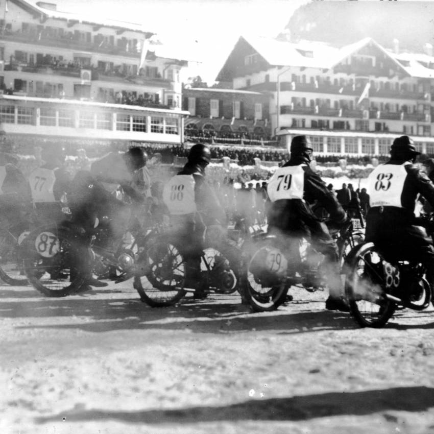 Eisrennen am Eibsee 1913