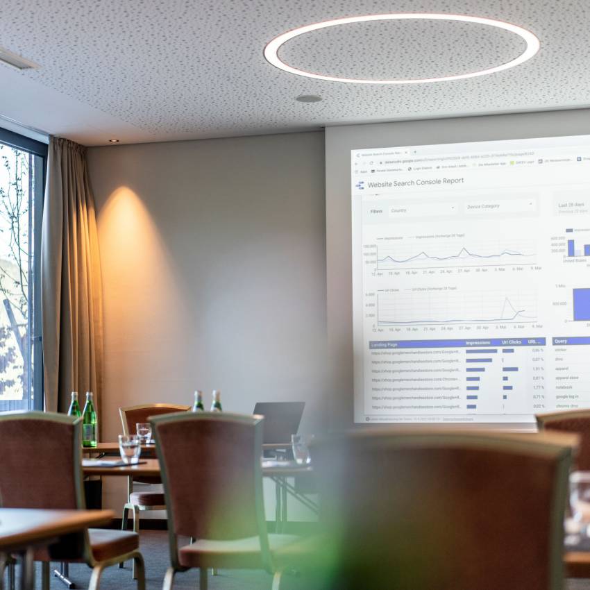 Meeting room equipment: Always with you - Hotel Eibsee